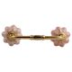 Baby Pink Ceramic Bridge Wardrobe Handle (Set Of One piece)